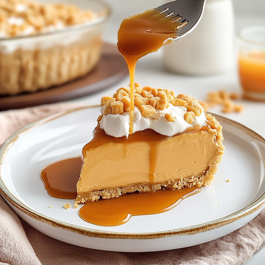 No Bake Butterscotch Pie