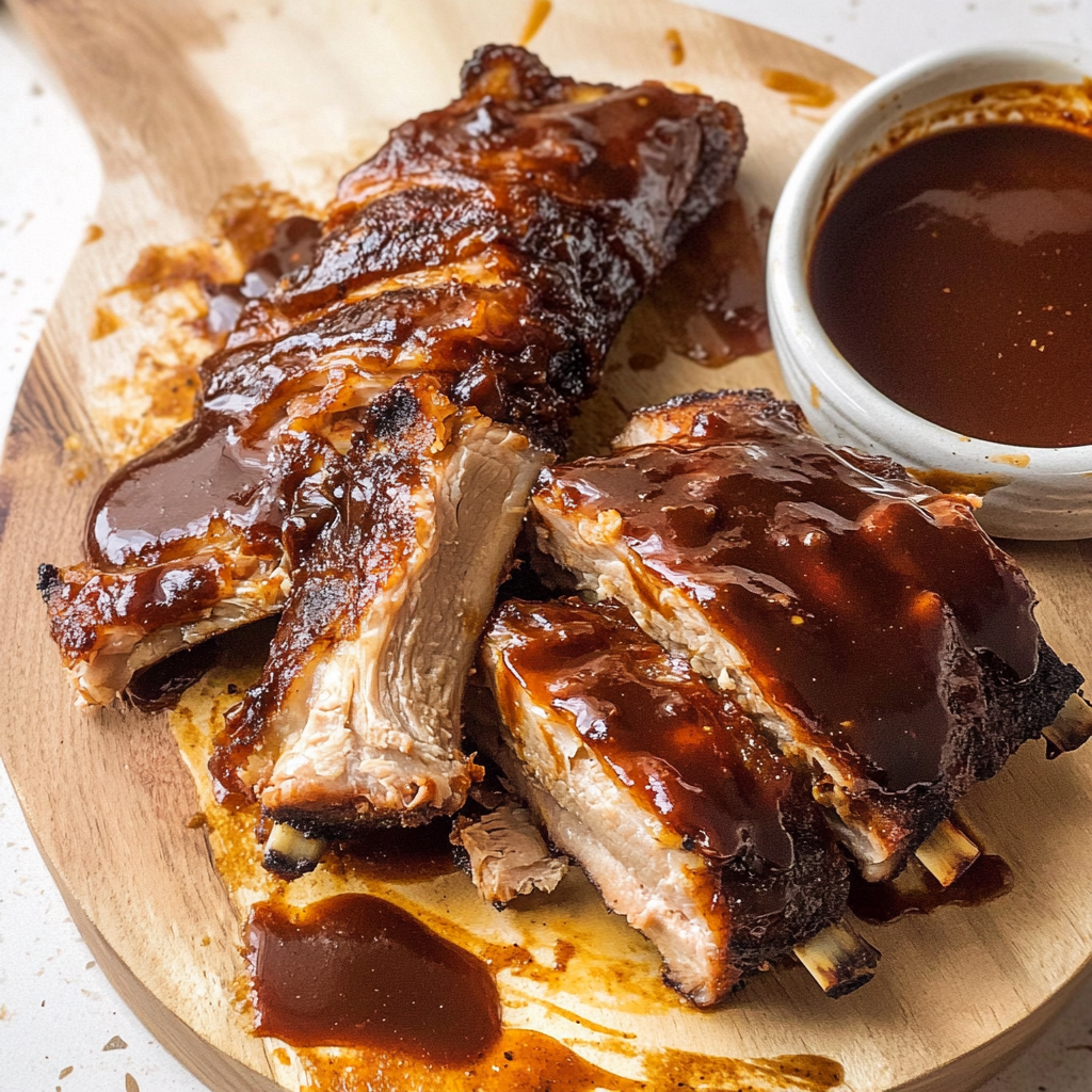Slow Cooker BBQ Baby Back Ribs