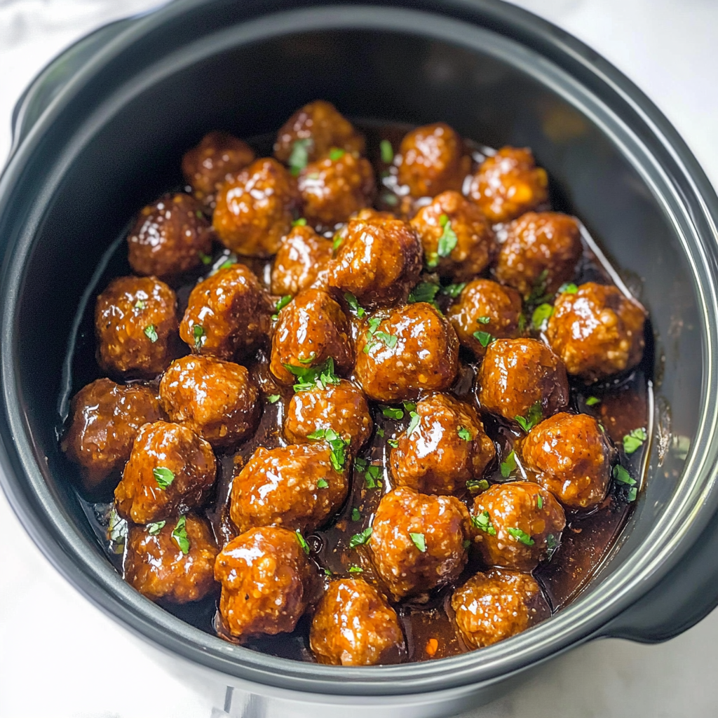 Slow Cooker Coca Cola Meatballs