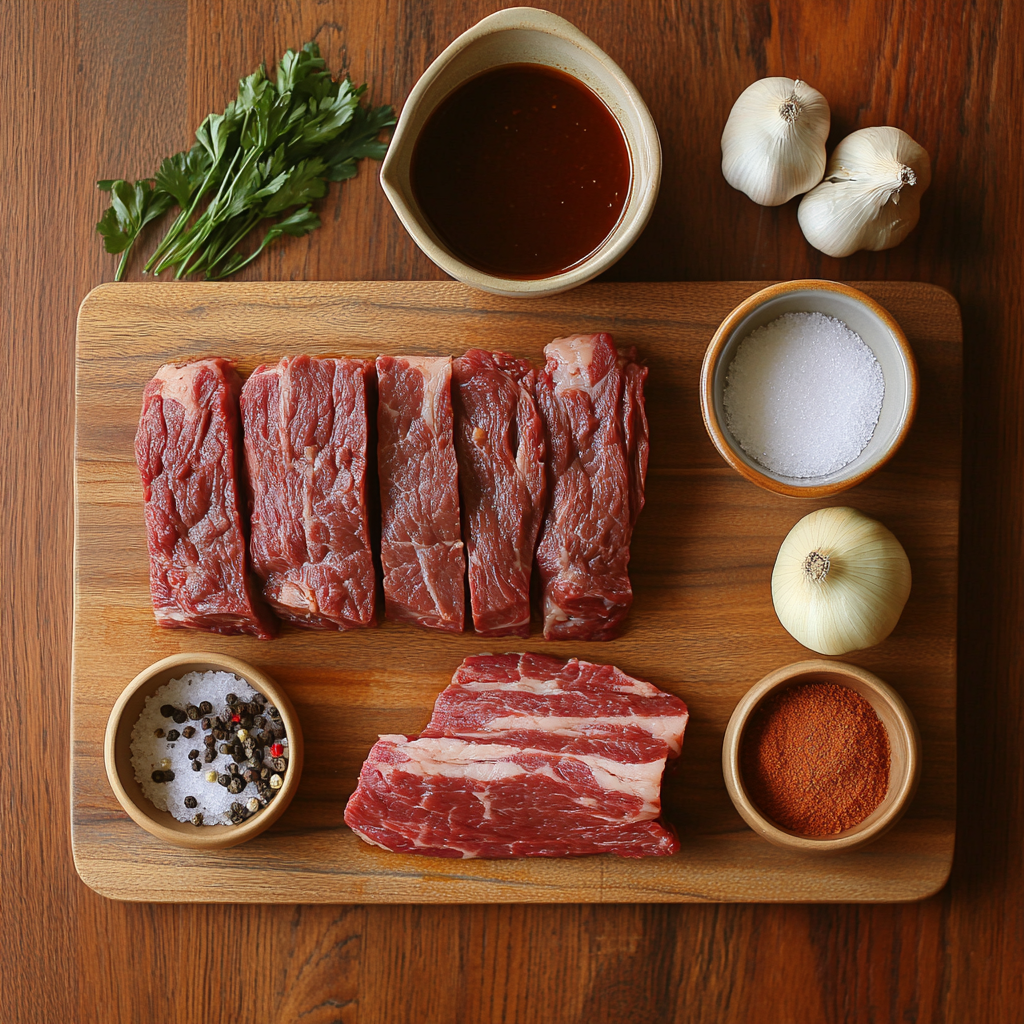 Slow Cooker Hanukkah Beef Brisket ingredients