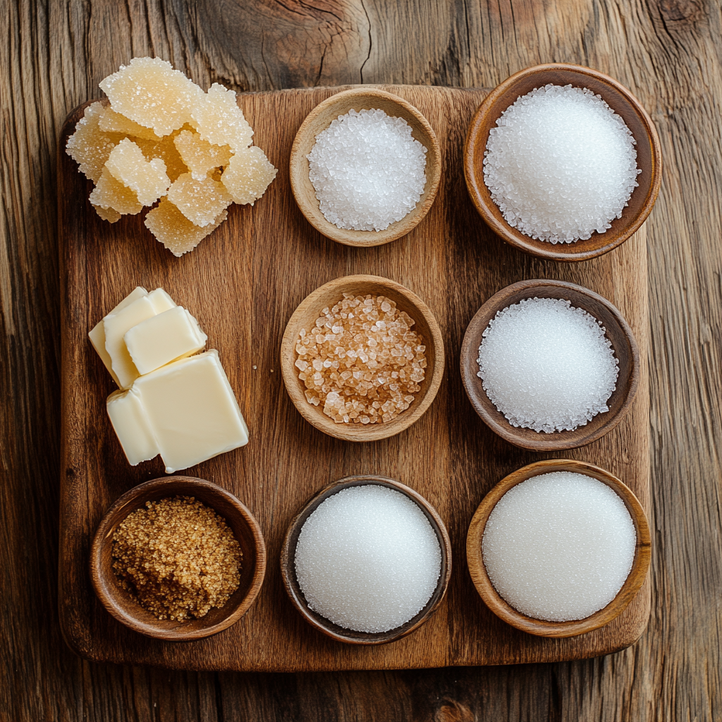 Soft Homemade Caramels ingredients