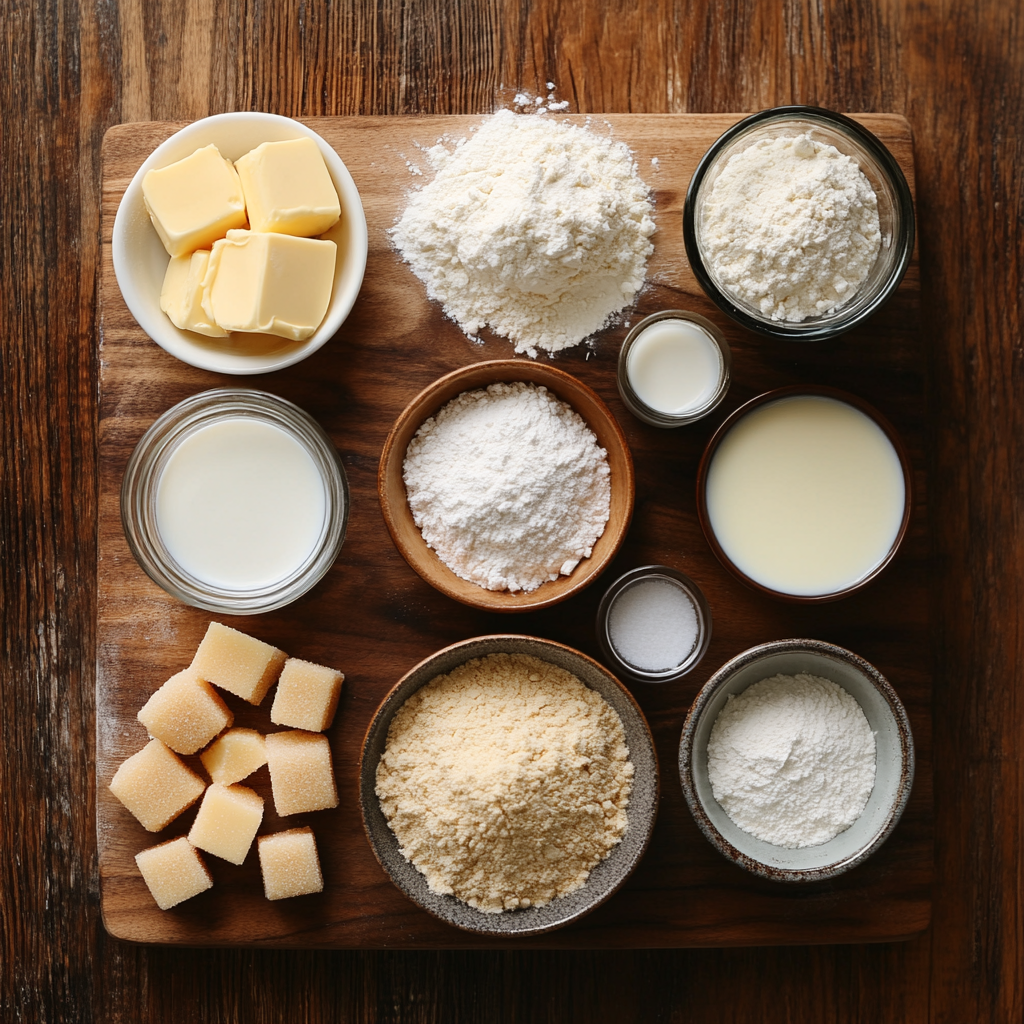 Toffee Pudding ingredients