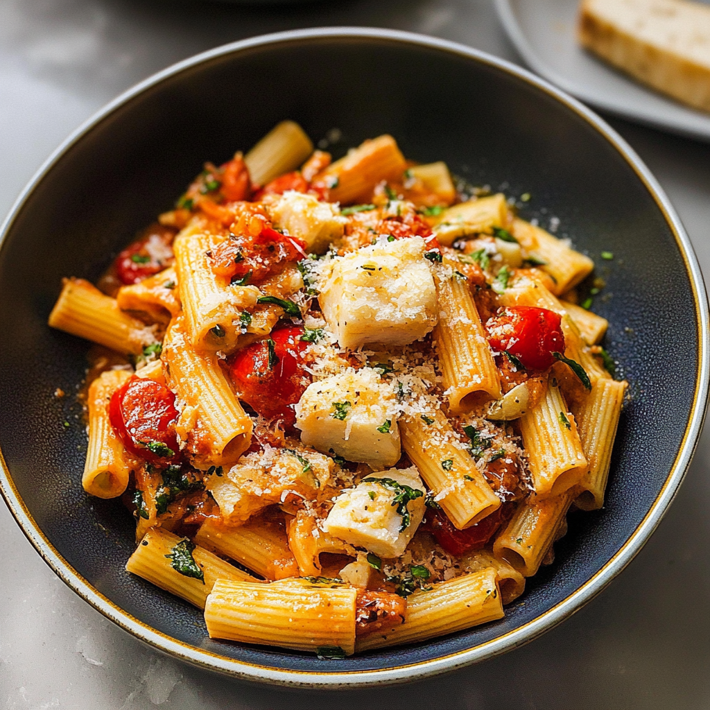 Tomato Cod Pasta