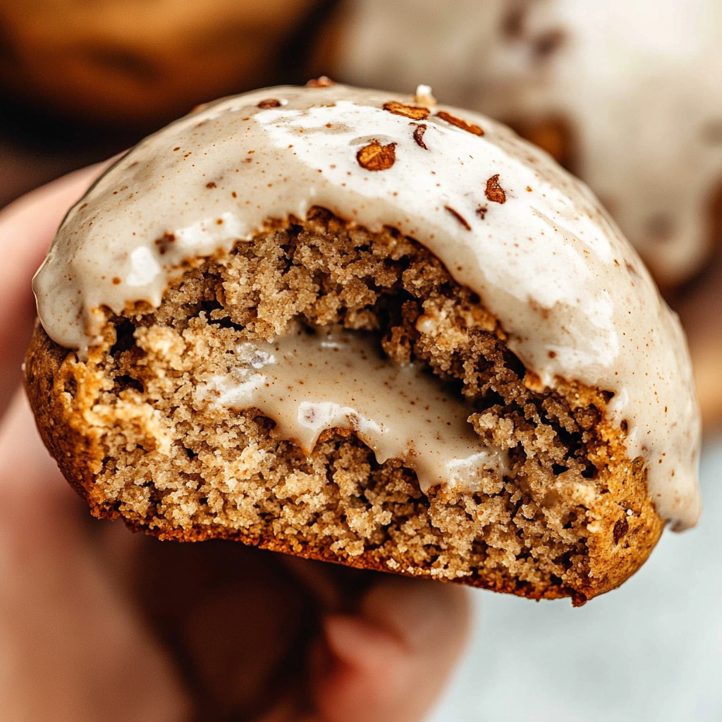 Chai Oatmeal Cookies with Maple Chai Glaze