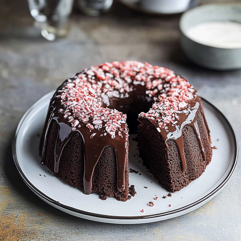 Chocolate Peppermint Cake