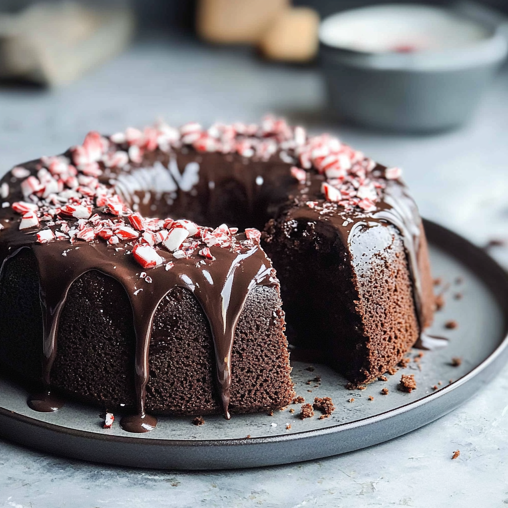 Chocolate Peppermint Cake