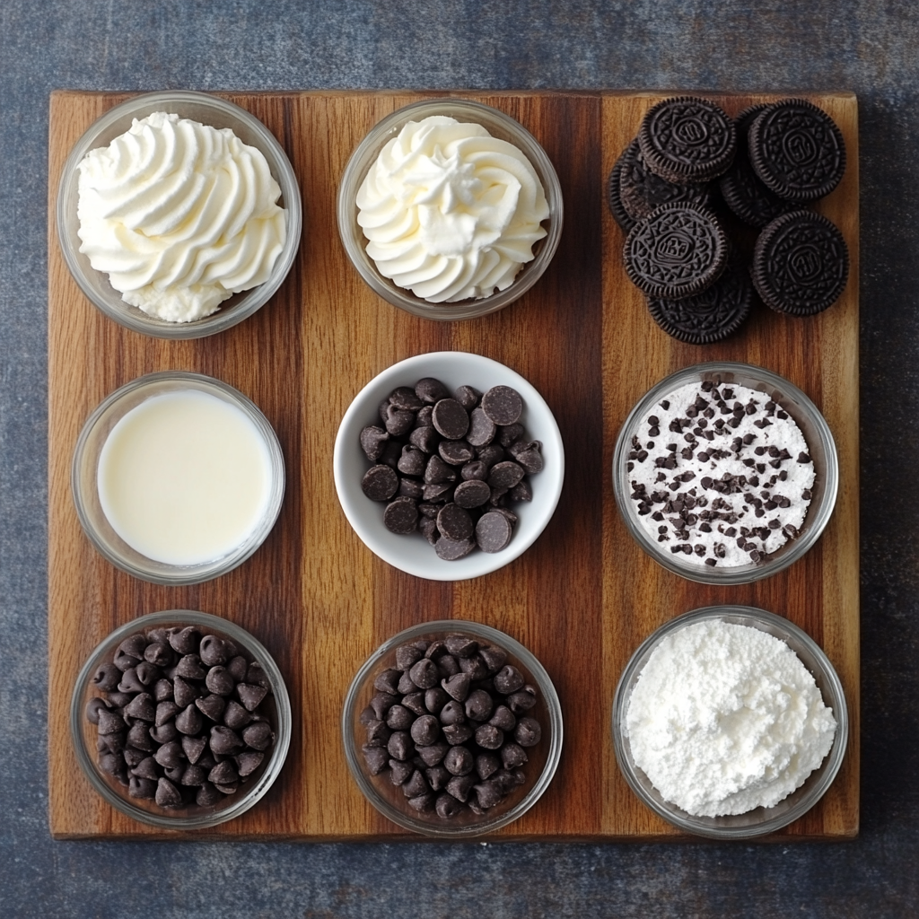 Christmas Cookie Lasagna Recipe ingredients