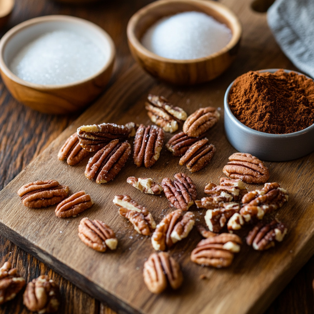 Cinnamon Candied Pecans ingredients