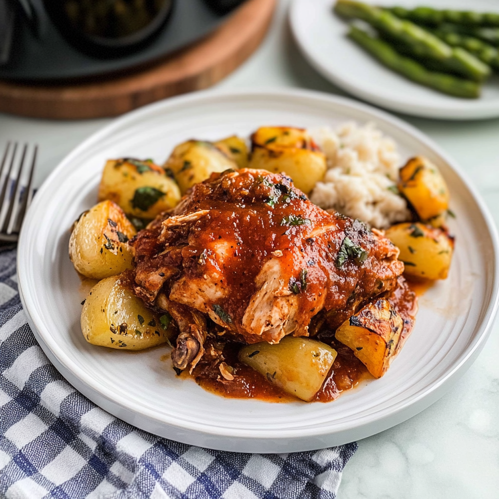 Complete Chicken Dinner in the Crockpot