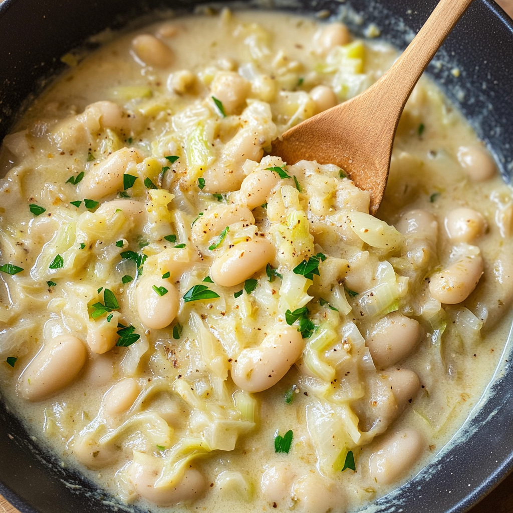 Creamy Butter Beans with Leeks & Lemon