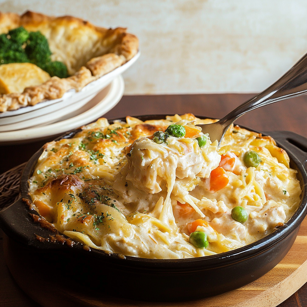 Creamy Chicken Pot Pie Orzo