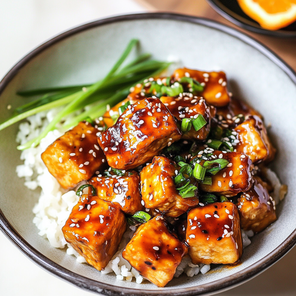 Crispy Orange Tofu