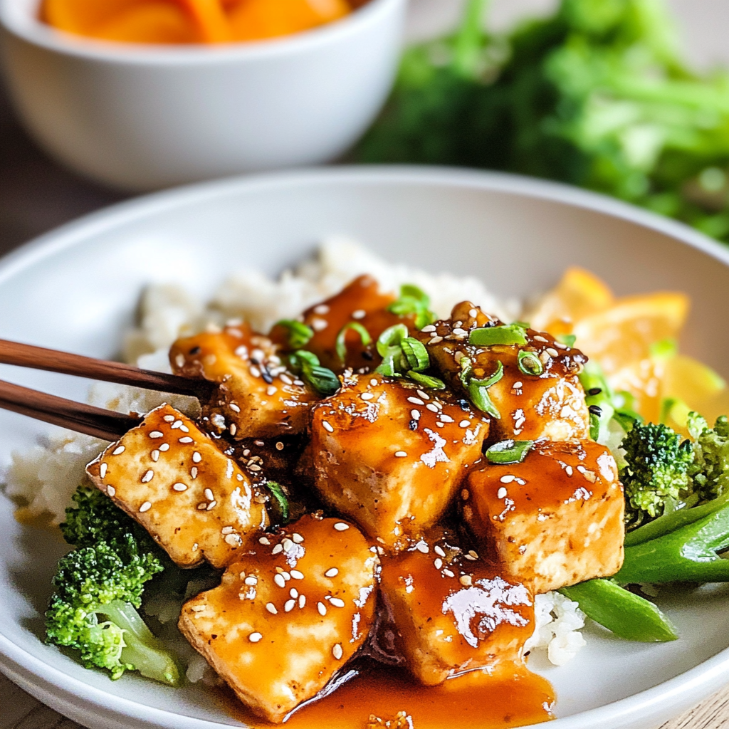 Crispy Orange Tofu