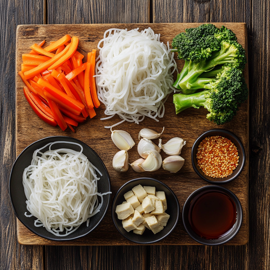 Drunken Noodles ingredients
