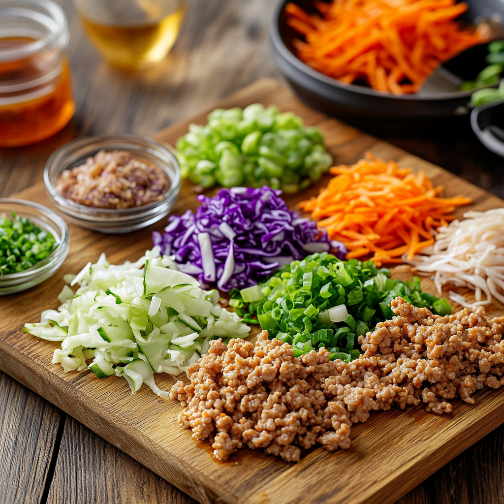 Egg Roll in a Bowl ingredients