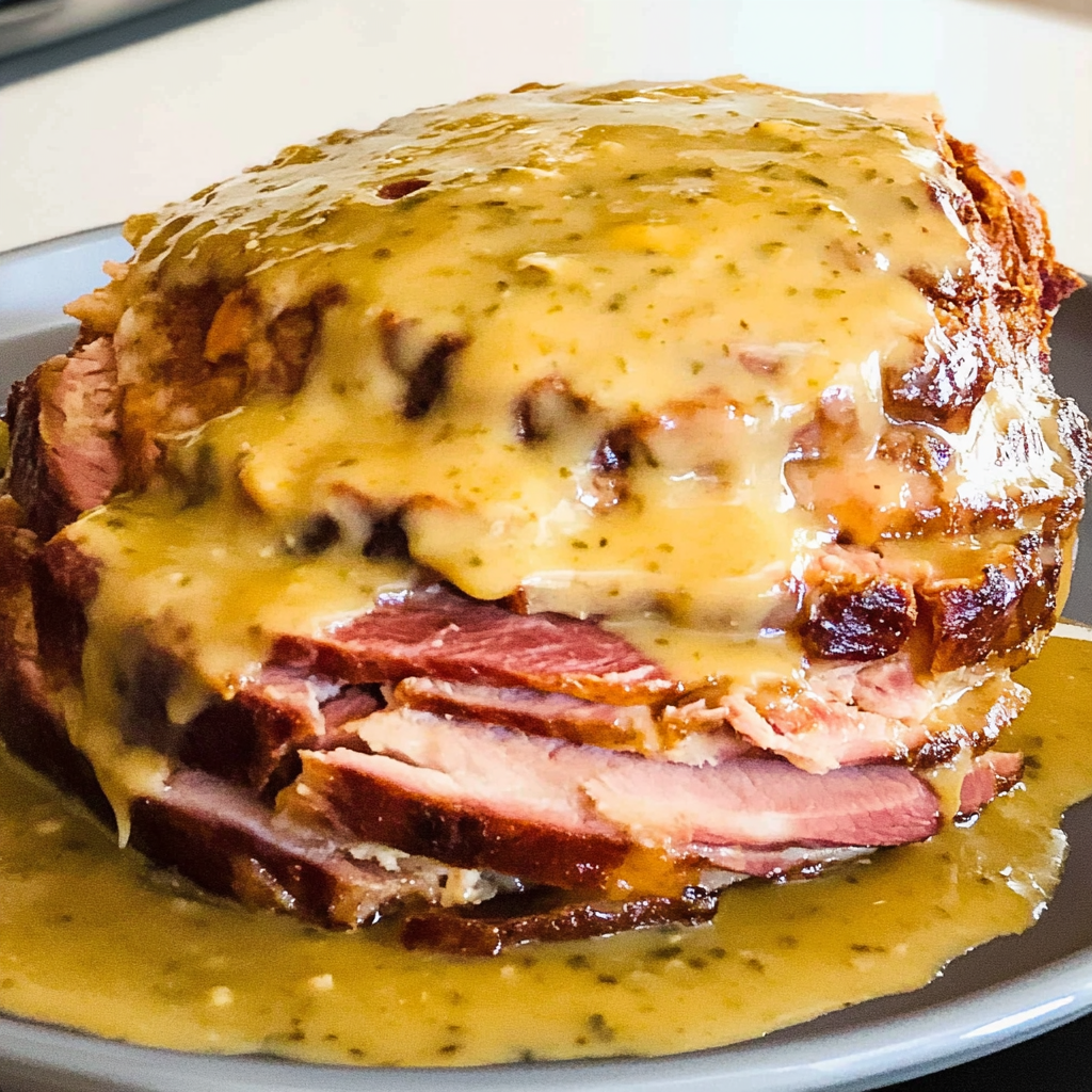 Honey Mustard Maple Glazed Ham