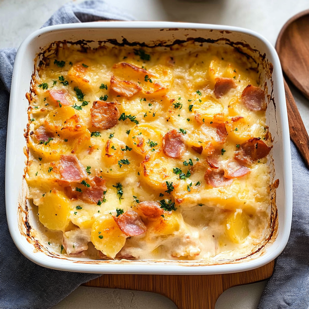 Scalloped Potatoes and Ham