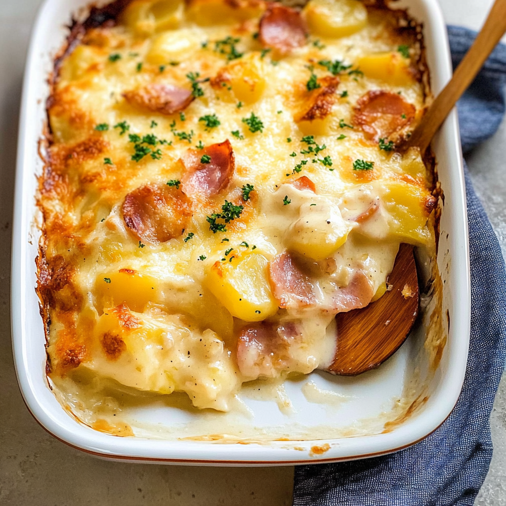 Scalloped Potatoes and Ham