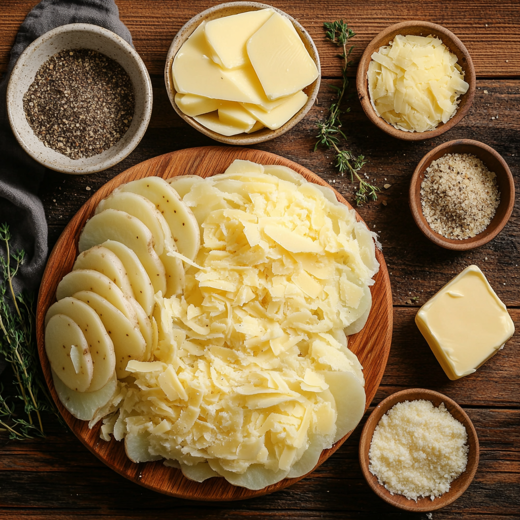 Scalloped Potatoes ingredients