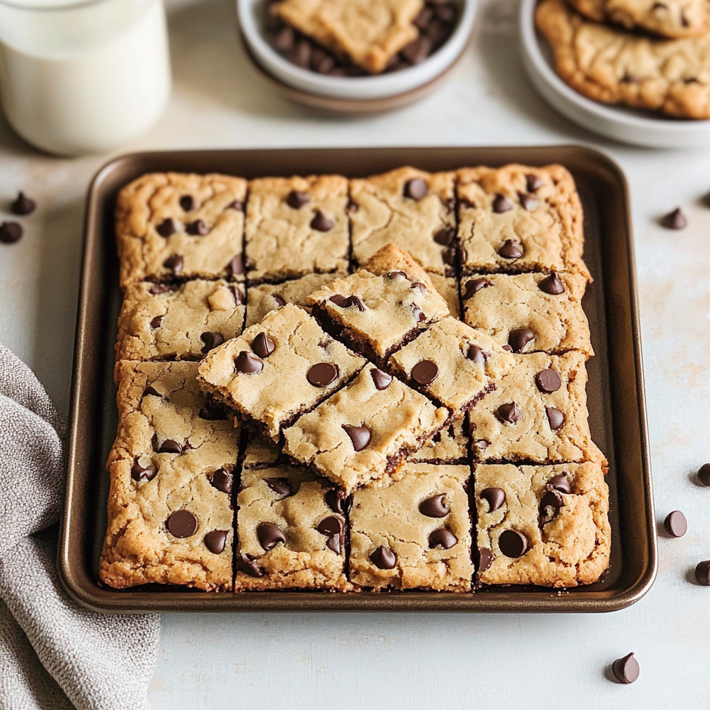 Sheet Pan Chocolate Chip Cookies