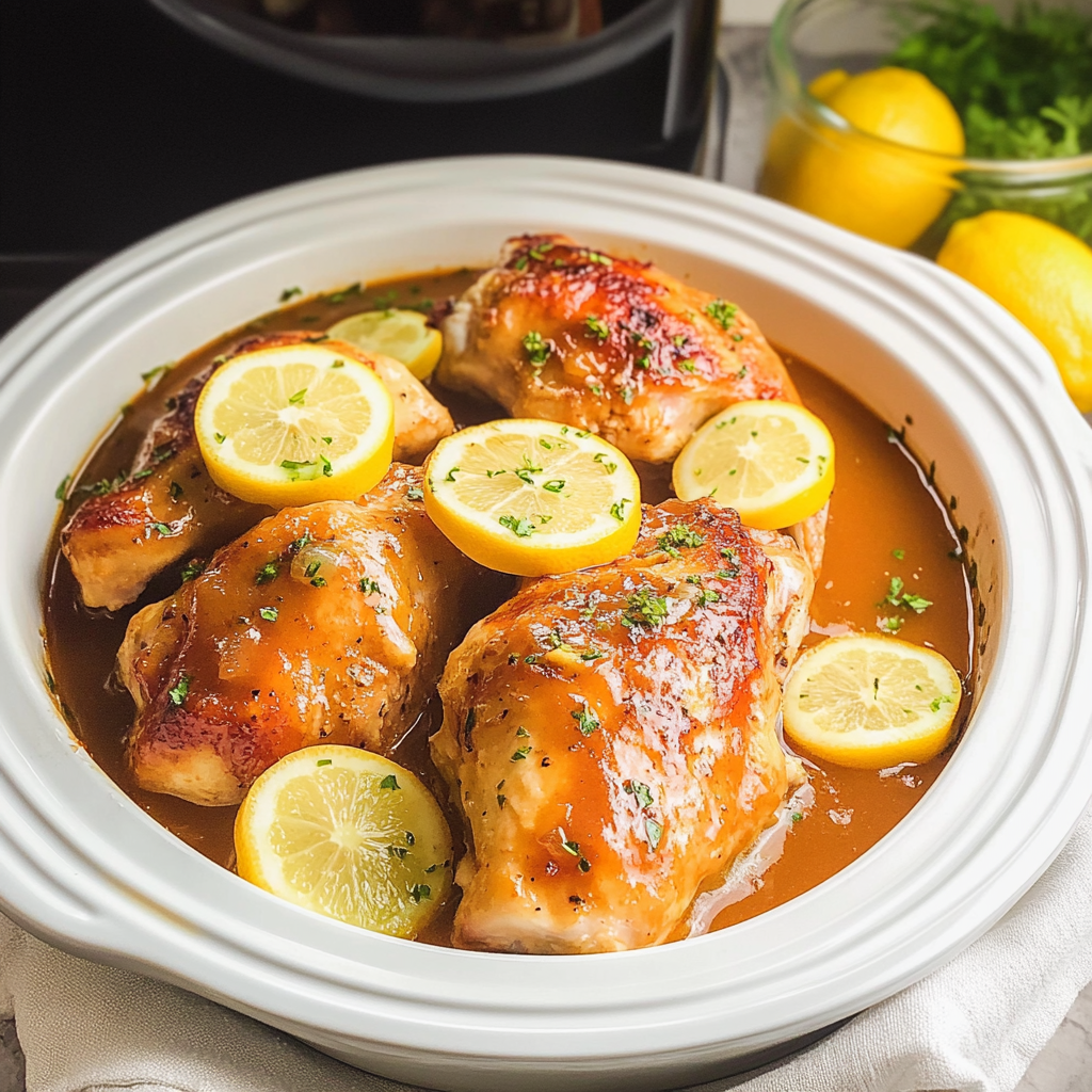 Slow Cooker Lemonade Chicken