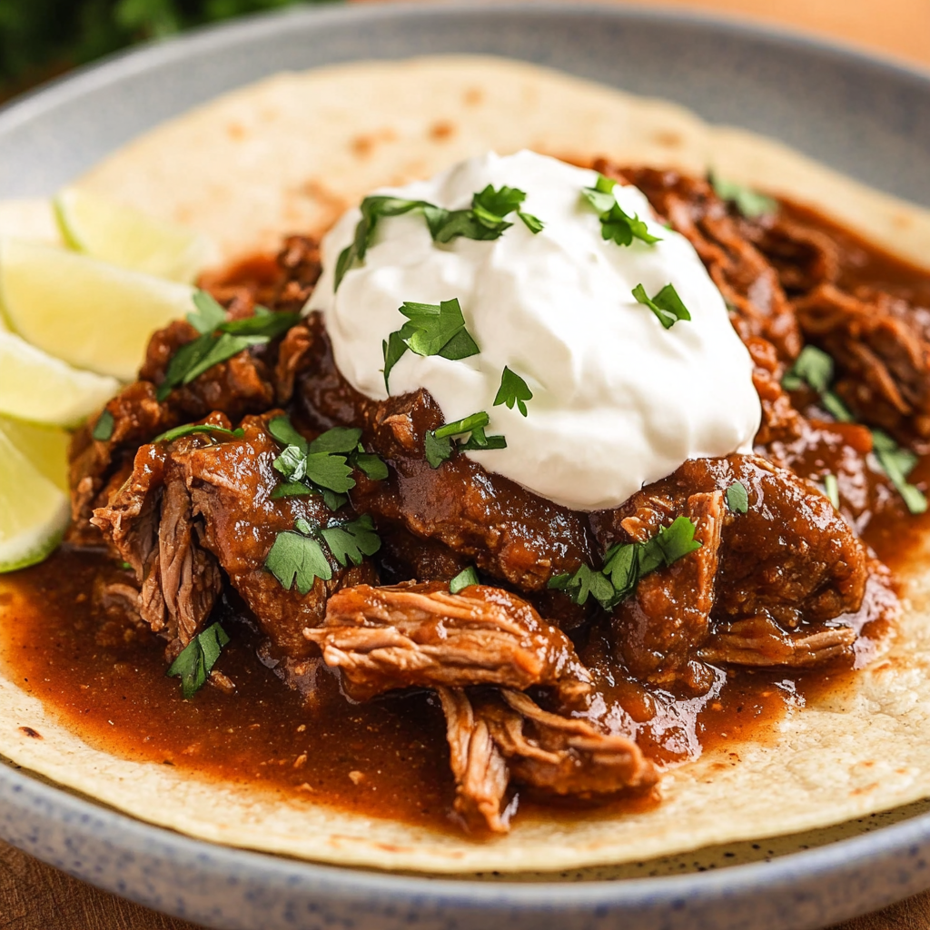 Slow Cooker Salsa Beef