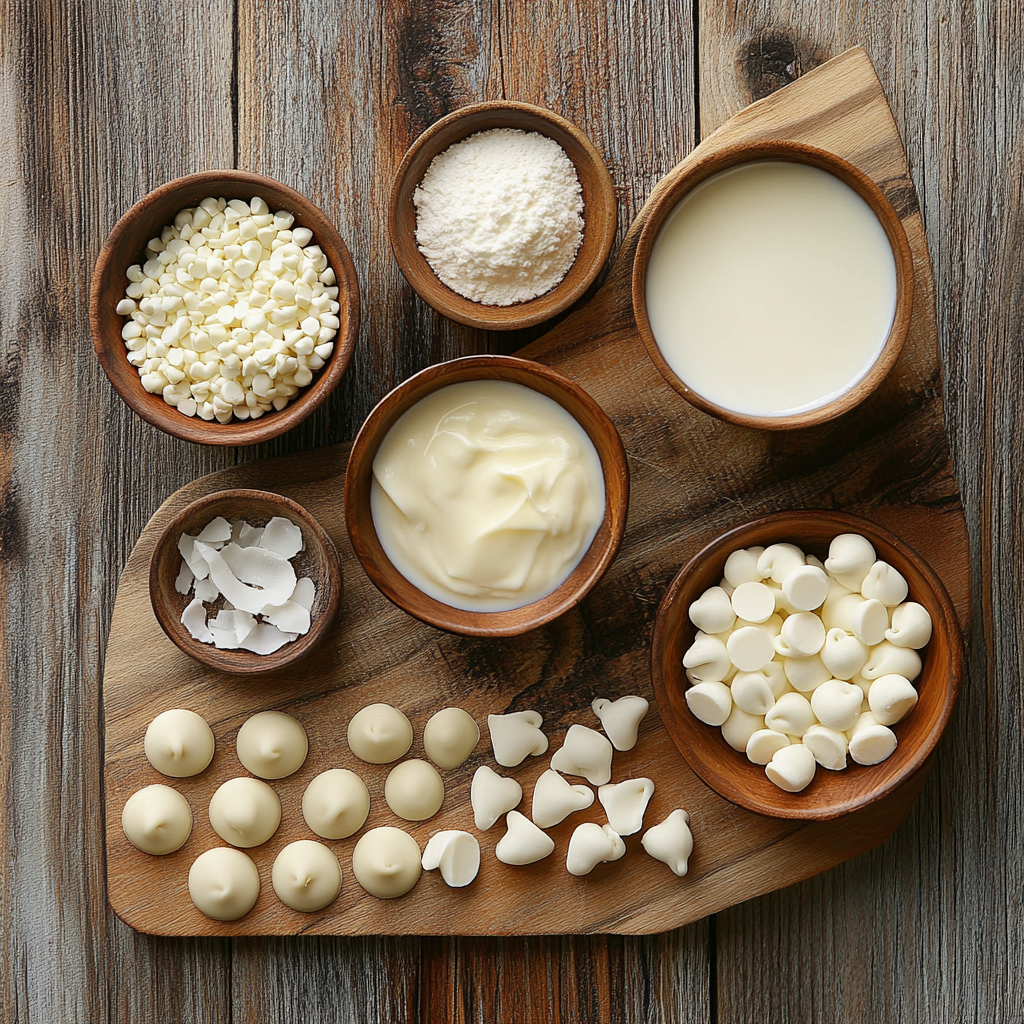 Slow Cooker White Christmas Hot Chocolate ingredients