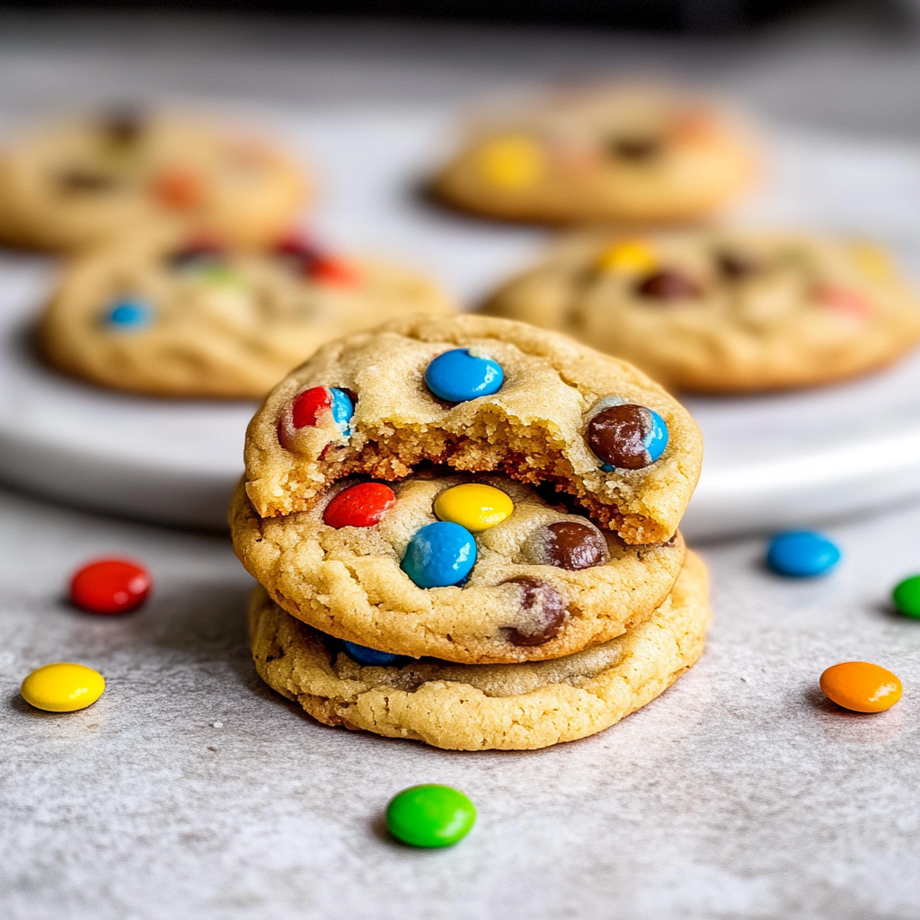 Soft-Baked M&M Cookies