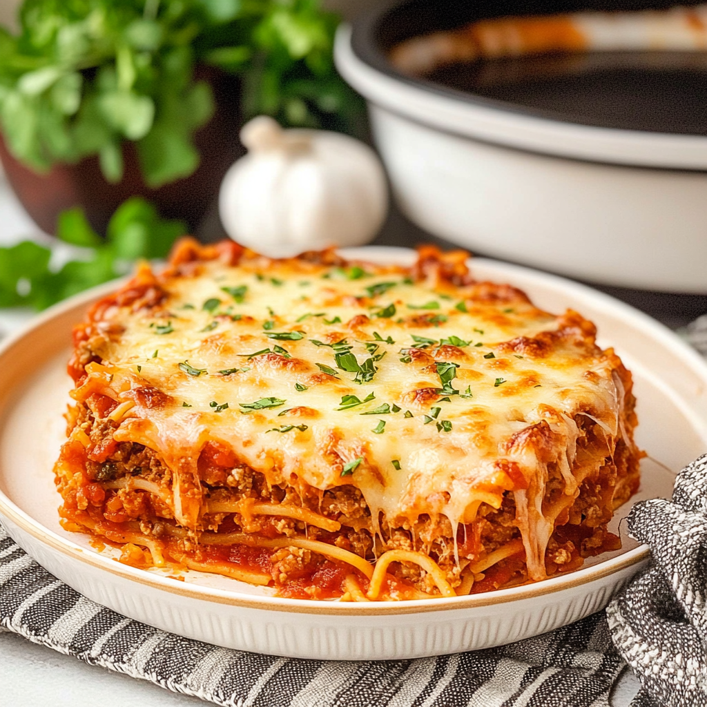 Spaghetti Pie Bake