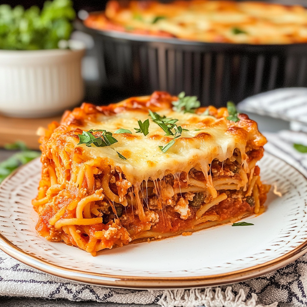 Spaghetti Pie Bake