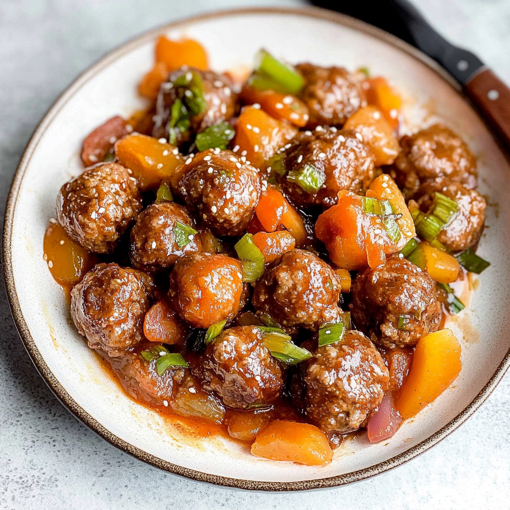 Sweet and Sour Meatballs