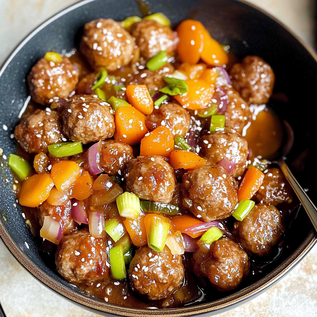 Sweet and Sour Meatballs