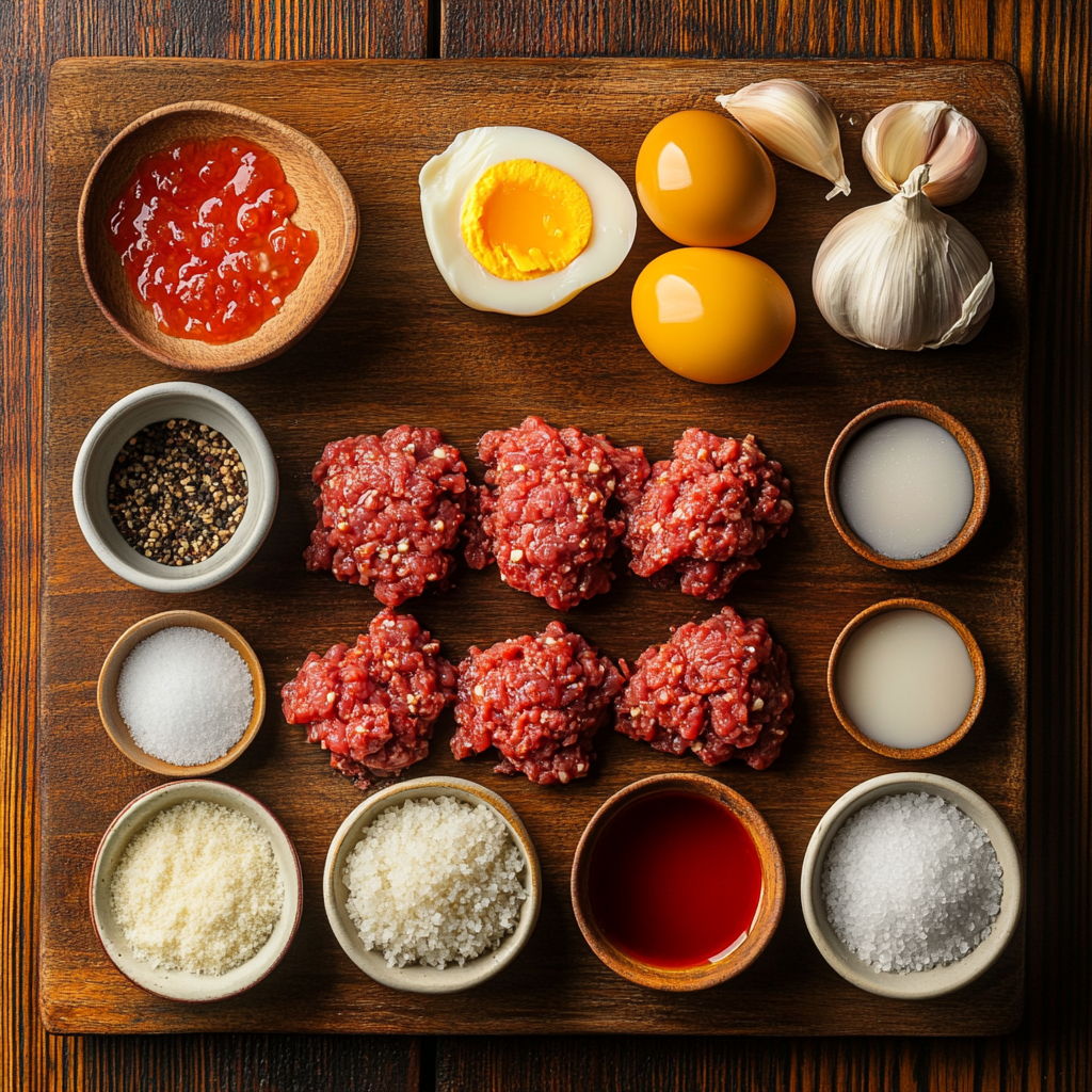Sweet and Sour Meatballs ingredients