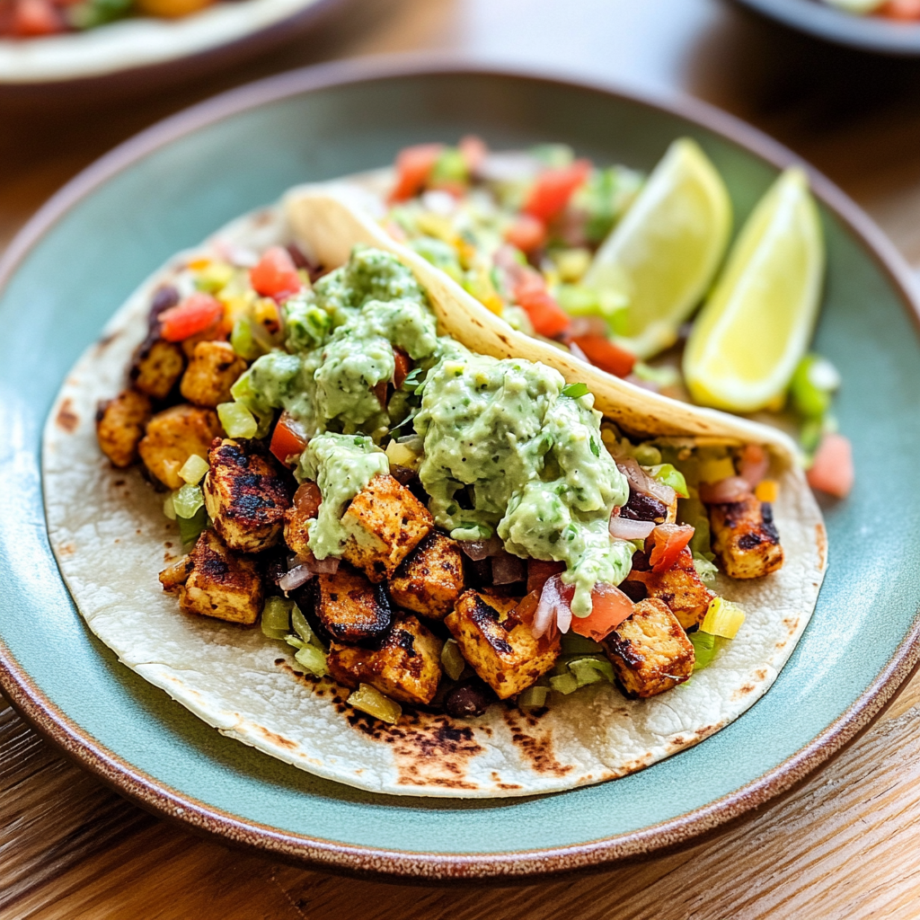 Tofu Tacos with Black Beans