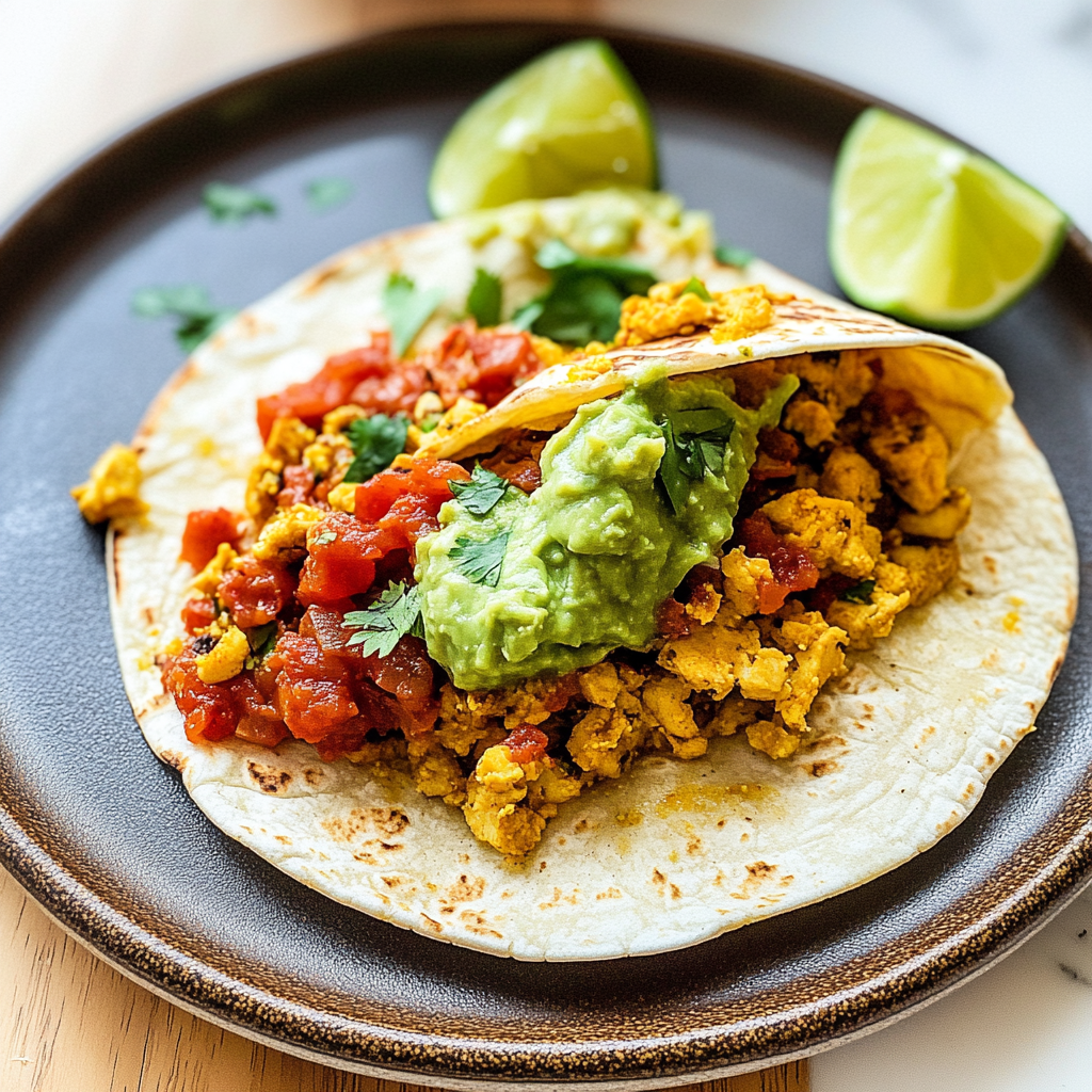 Vegan Breakfast Tacos with Tofu