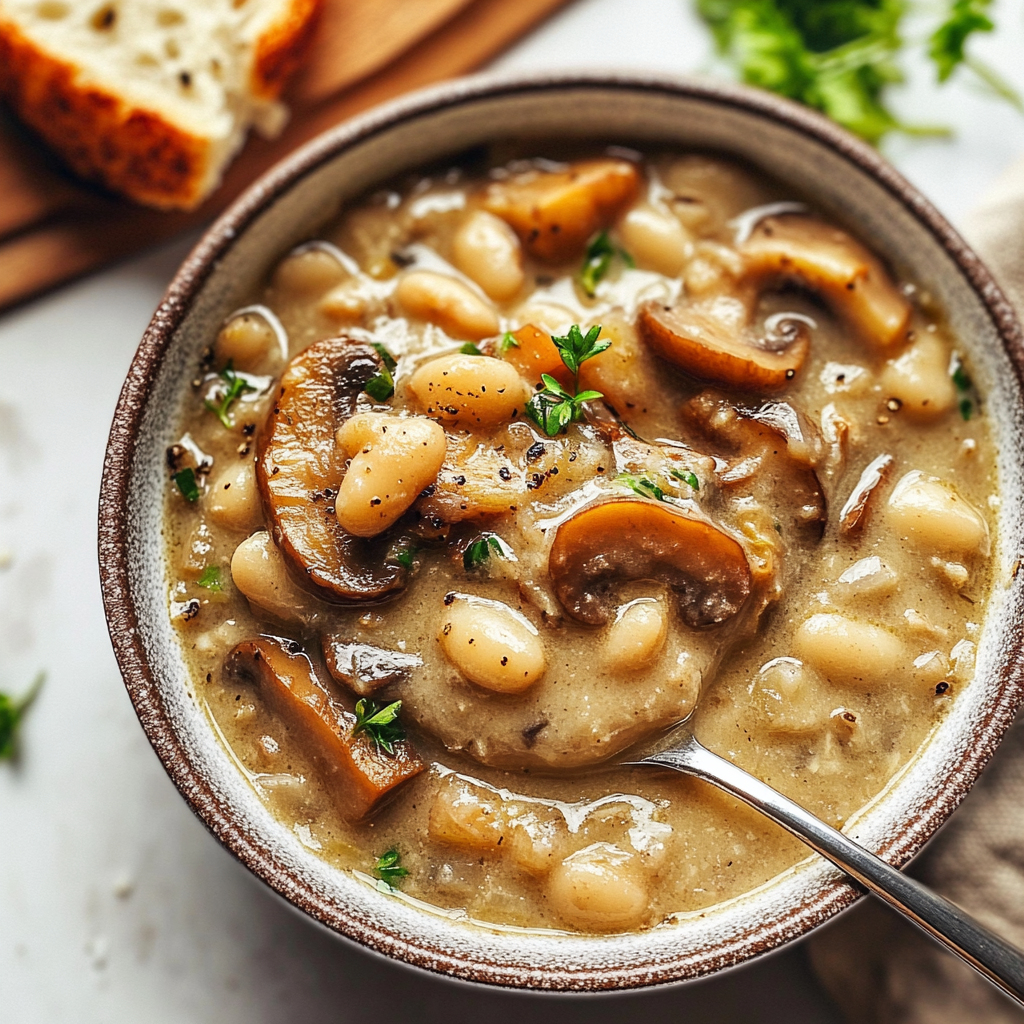 White Bean Mushroom Stew