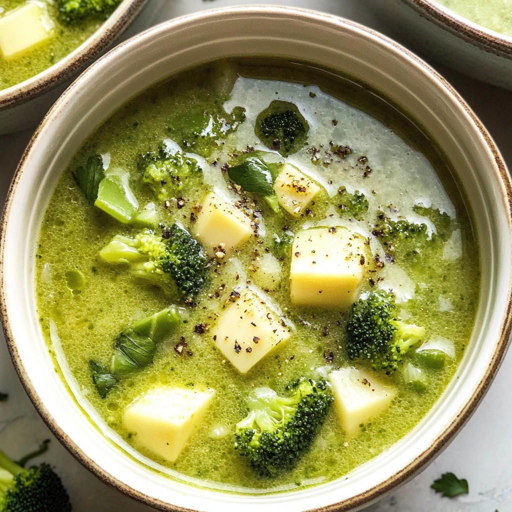 Zucchini, Broccoli, and Leek Soup