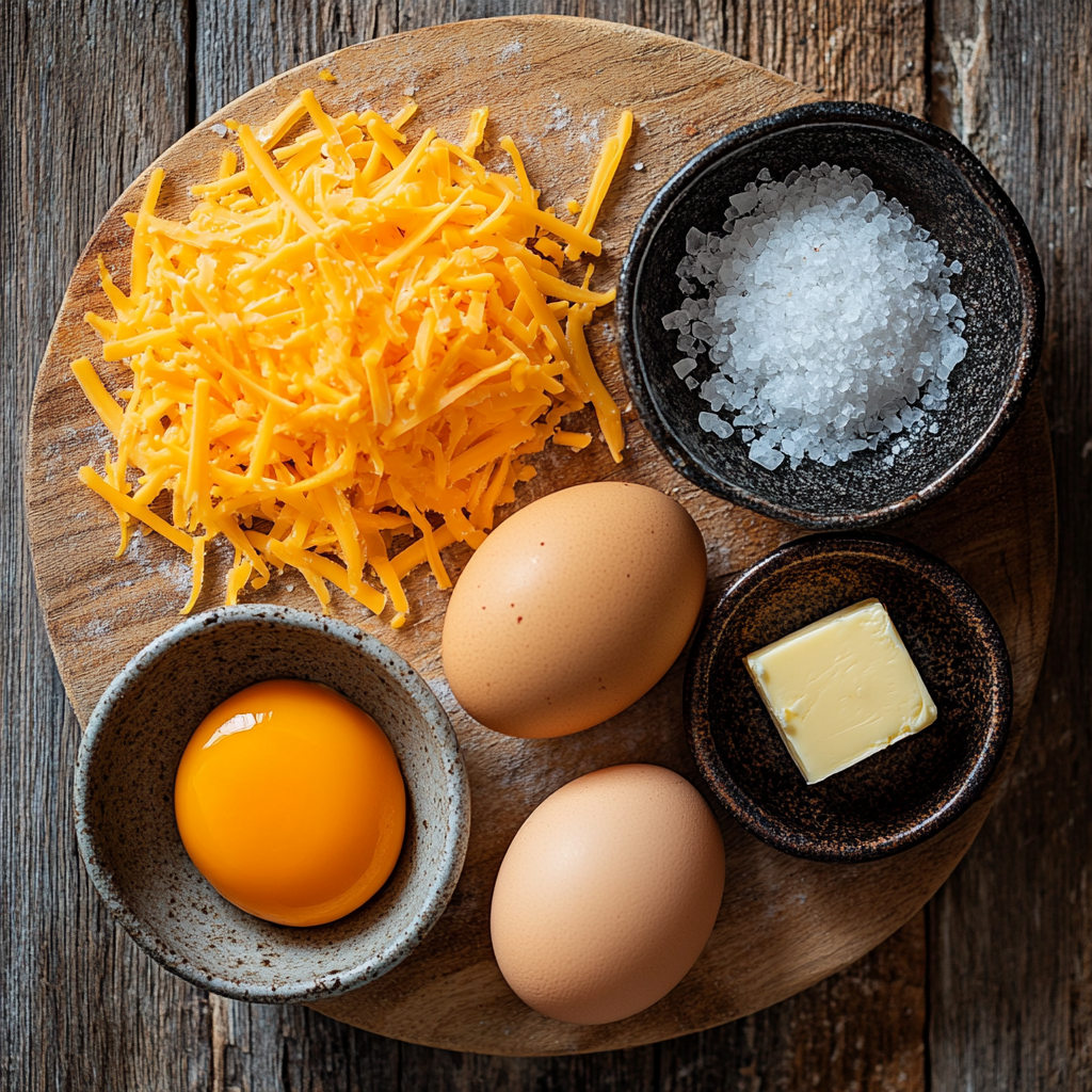 Cheese Omelette ingredients