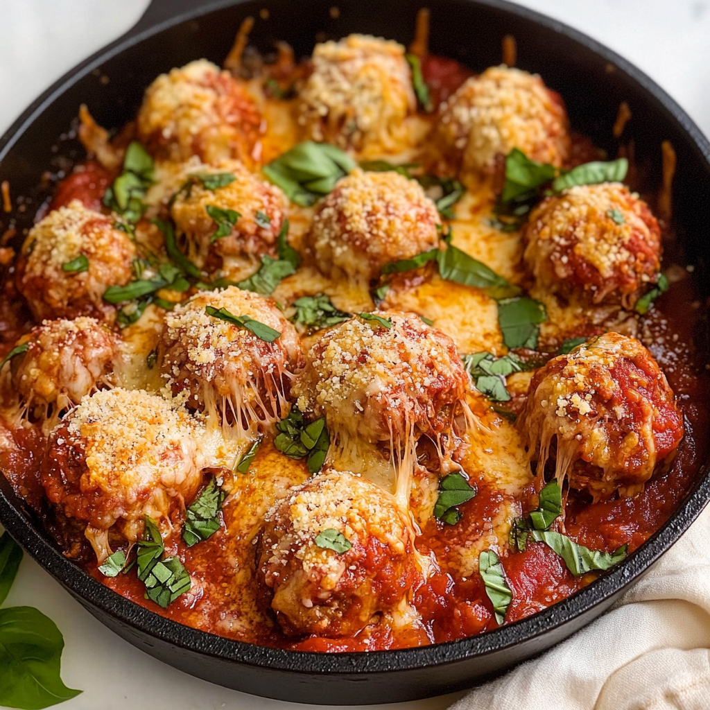 Chicken Parmesan Meatballs
