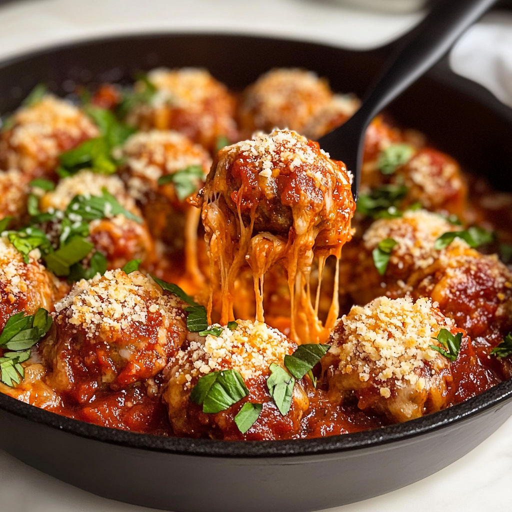 Chicken Parmesan Meatballs