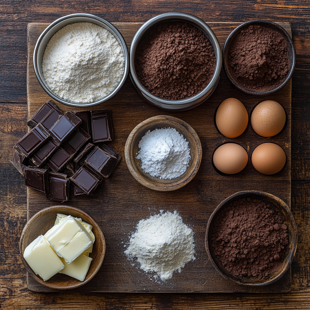Fudgy Brownies ingredients