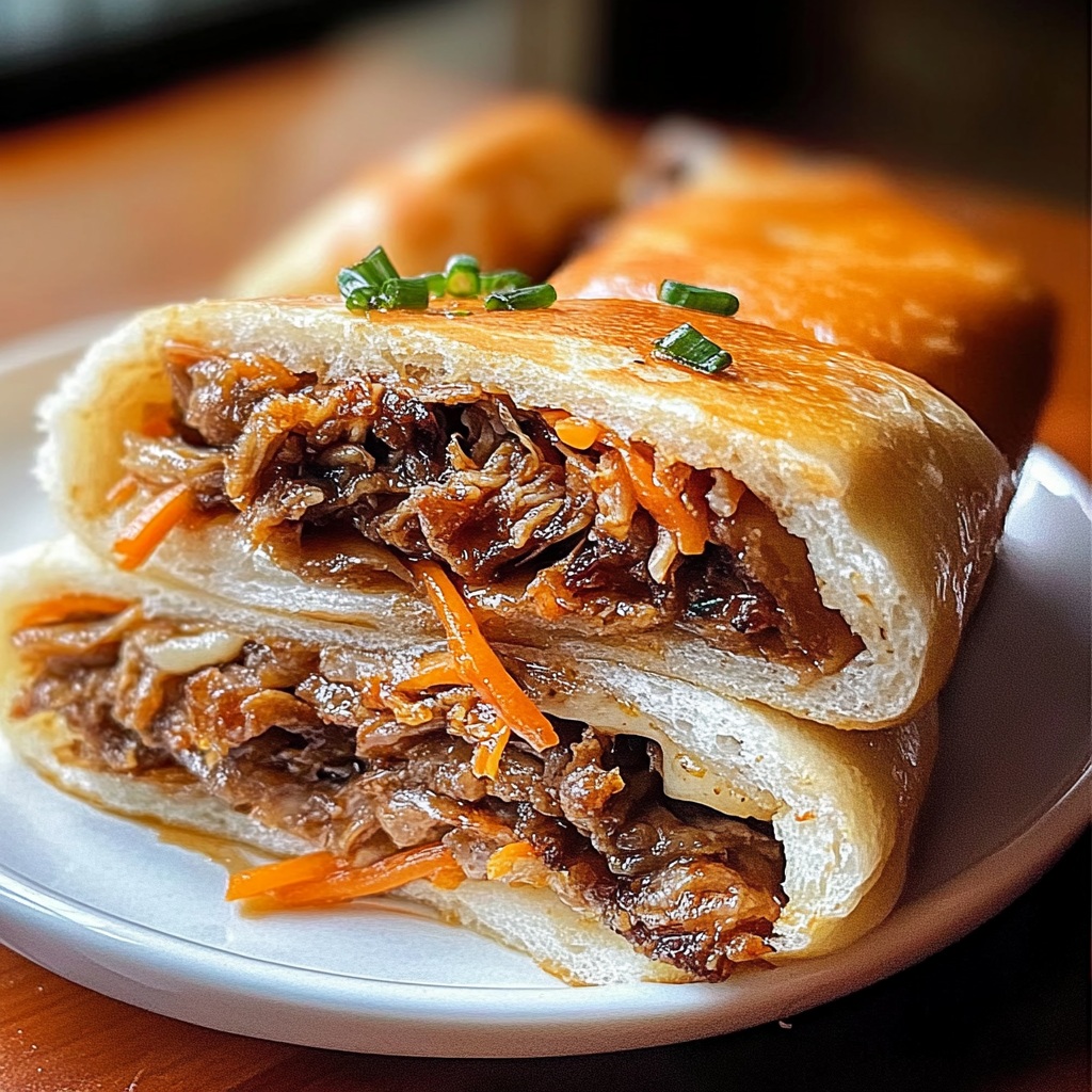 Korean-Inspired Kimchi Bulgogi Cheesesteak