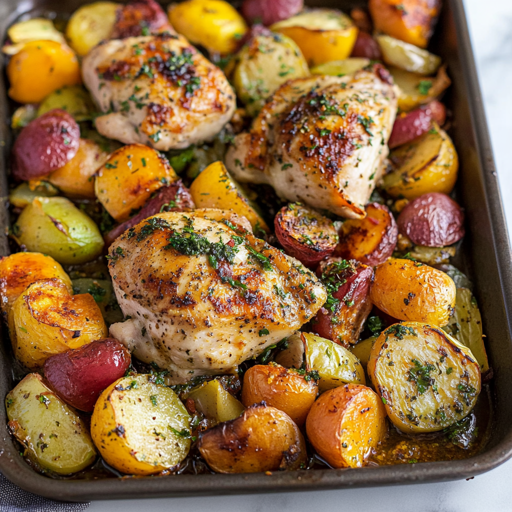 One Pan Chicken Dinner