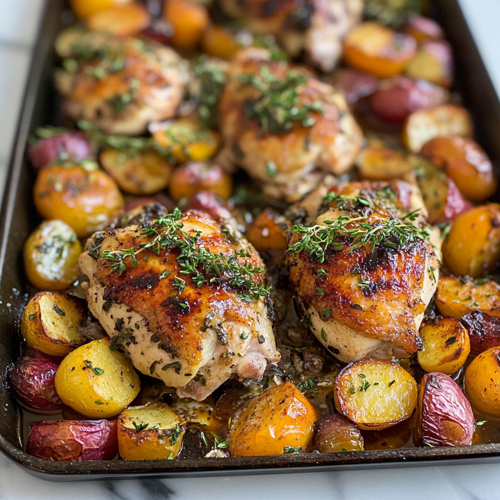 One Pan Chicken Dinner