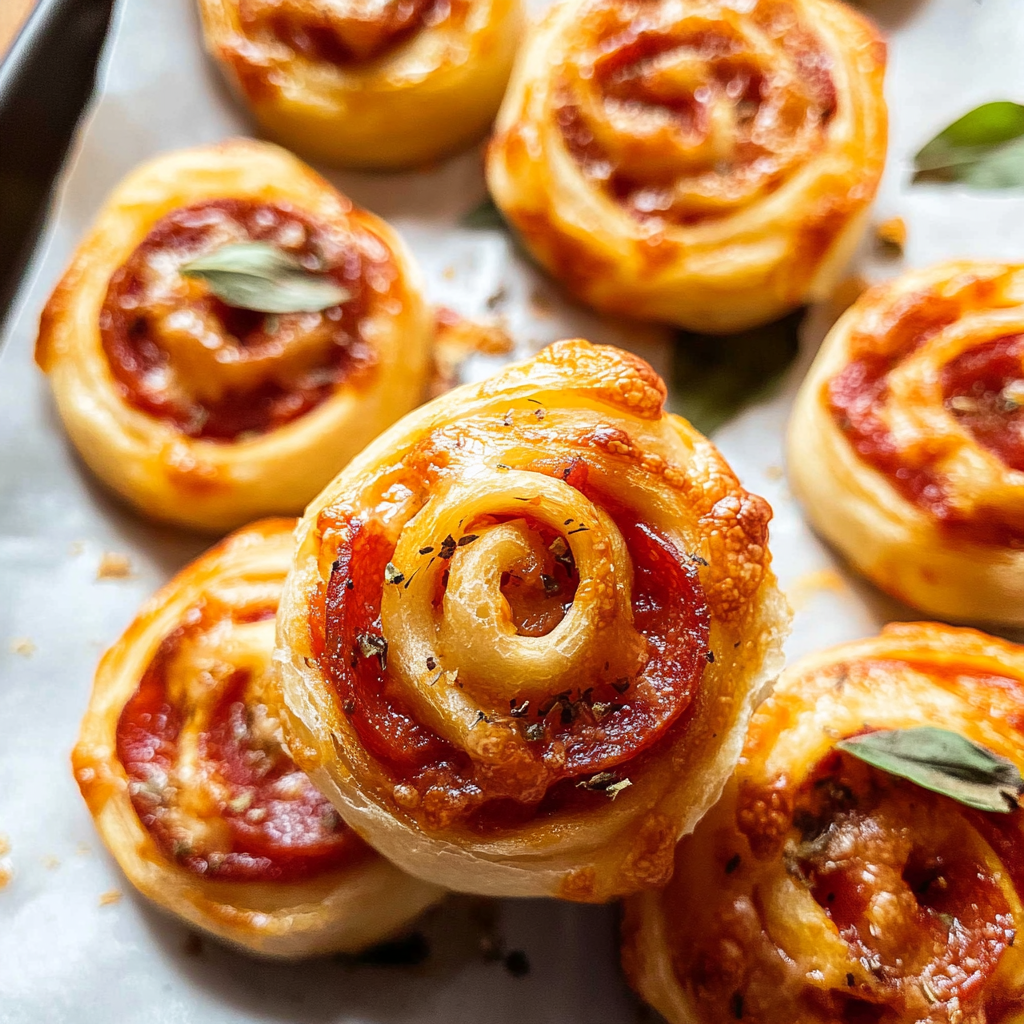 Pepperoni Pizza Pinwheels