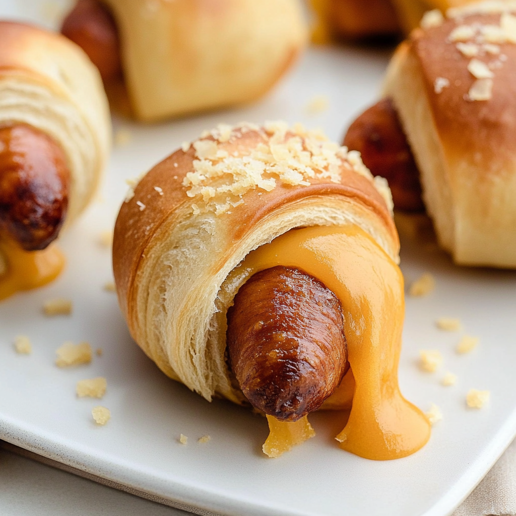 Pigs in a Blanket with Cheese