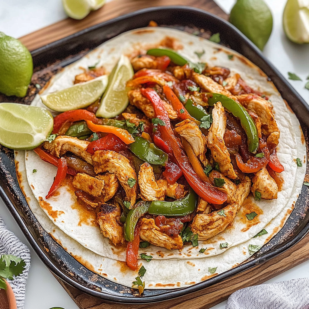 Sheet Pan Chicken Fajitas