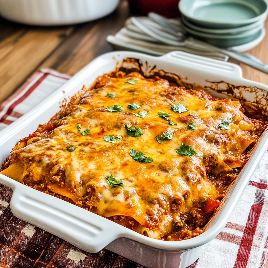 Turkey Enchilada Casserole