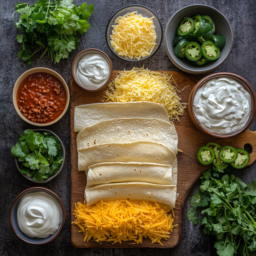 Turkey Enchilada Casserole ingredients