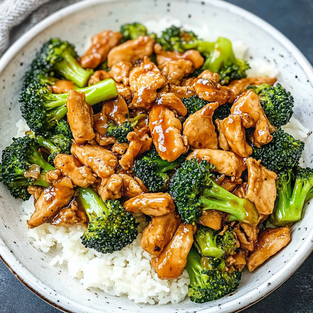 chicken and broccoli stir fry